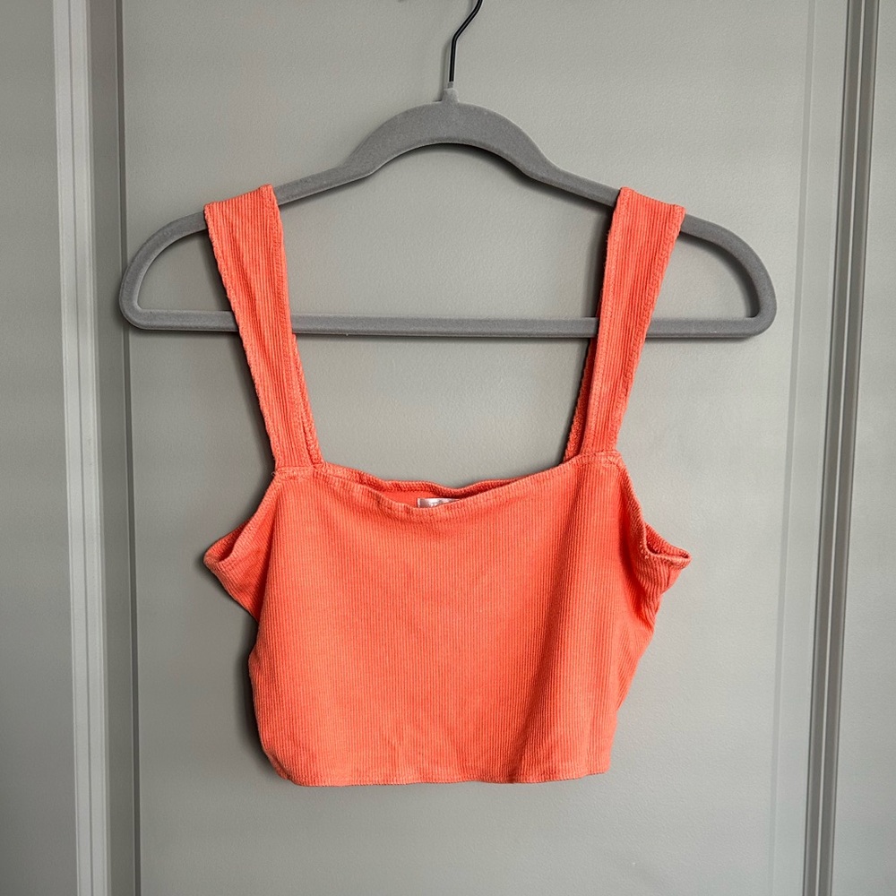 AMUSE SOCIETY Baby Love Knit Tank - Coral